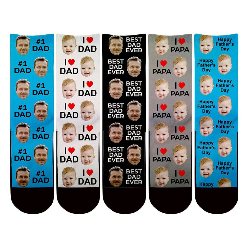 Customized #1 Dad Socks