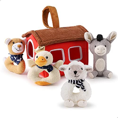 Kids Play Gym Animals Rattle Piano Music Light Rattle Toys  Fun Activity S3 