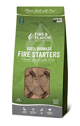 Fire & Flavor Biomass Fire Starter Cubes