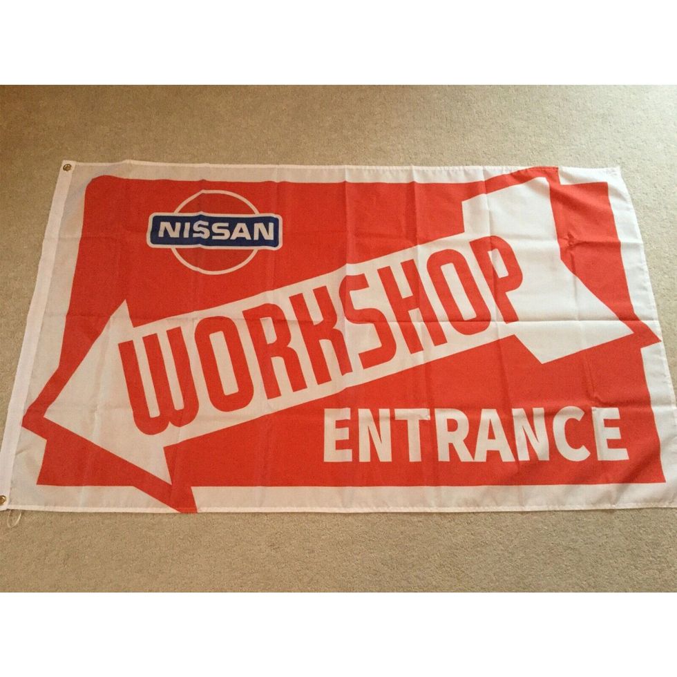 Nissan Workshop Flag