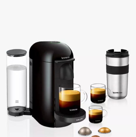 Nespresso Vertuo Plus XN903840 Coffee Machine by Krups with Pods