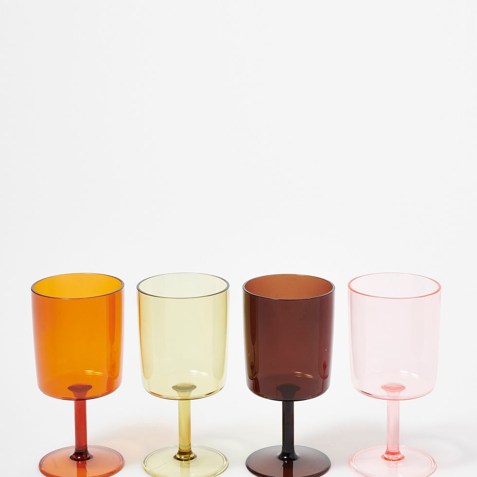 Poolside Wine Glasses Set of Four