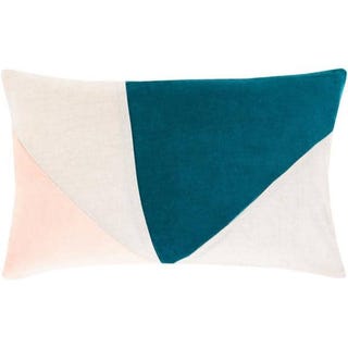 Teal Down Throw Pillow