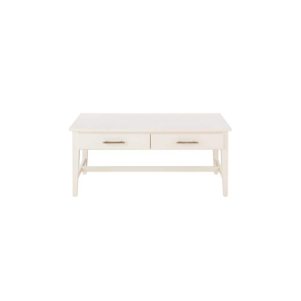  Ivory Large Rectangle Wood Coffee Table