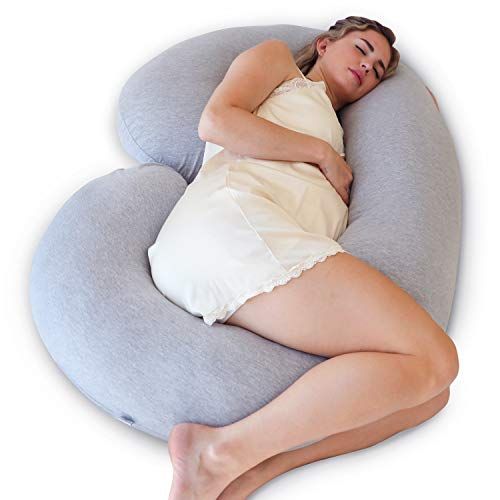 Extra Comfort C Pillow Supporting Pregancy Maternity Nursing Full Body Relax 