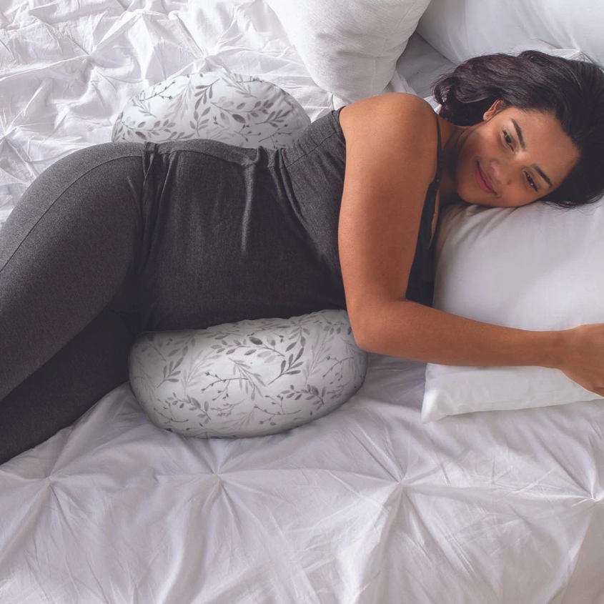 Boppy® Side Sleeper Pregnancy Pillow in Grey Leaves