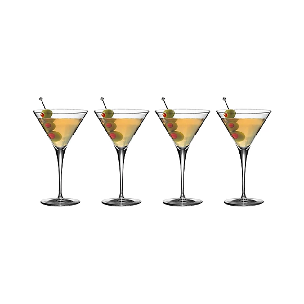 Luigi Bormioli Crescendo Martini Glasses (Set of 4)