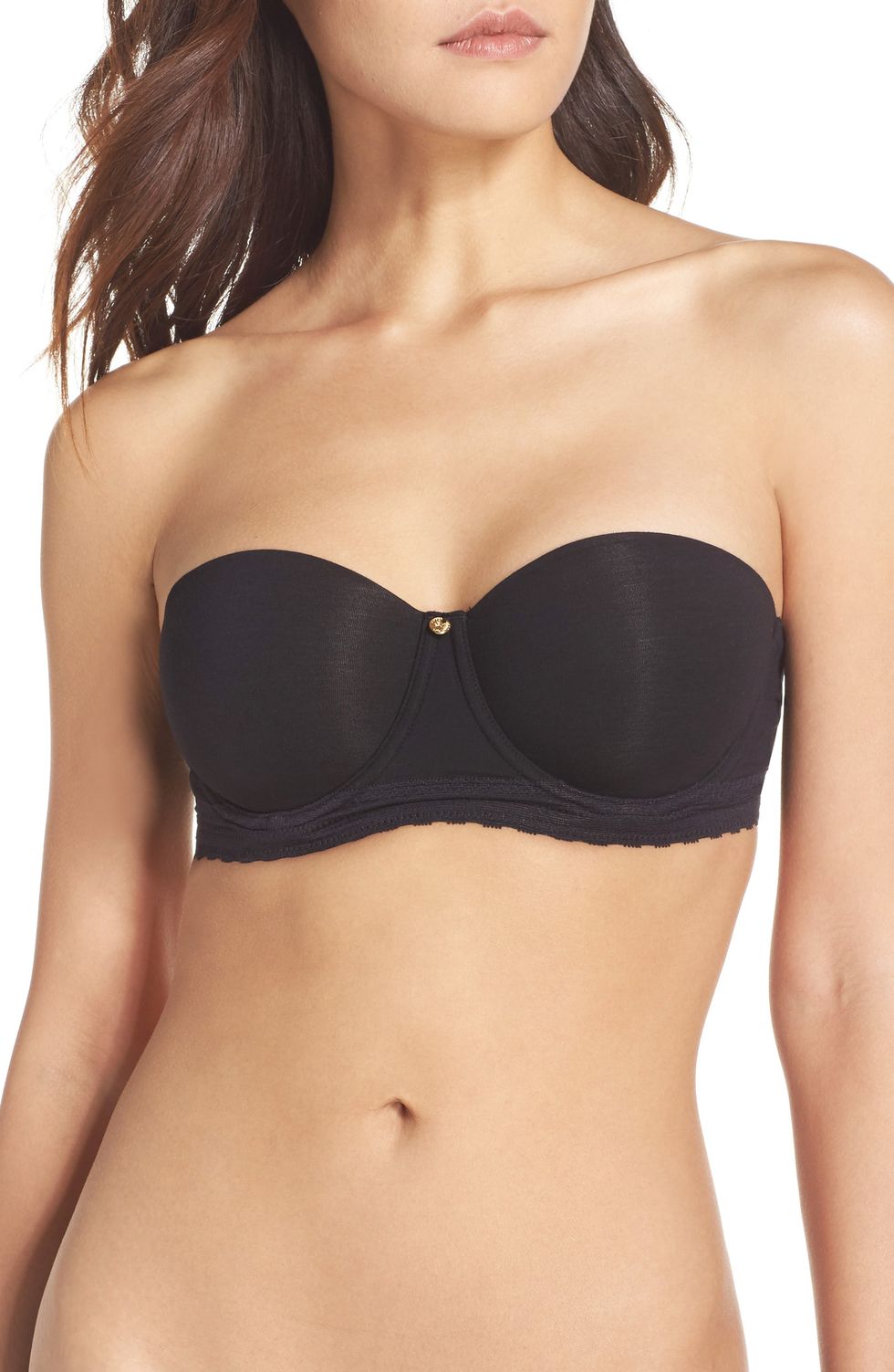 Did you know there are seven ways to wear our One Smooth U® Stay In Place Strapless  Bra: classic, strapless, front crisscross, left…