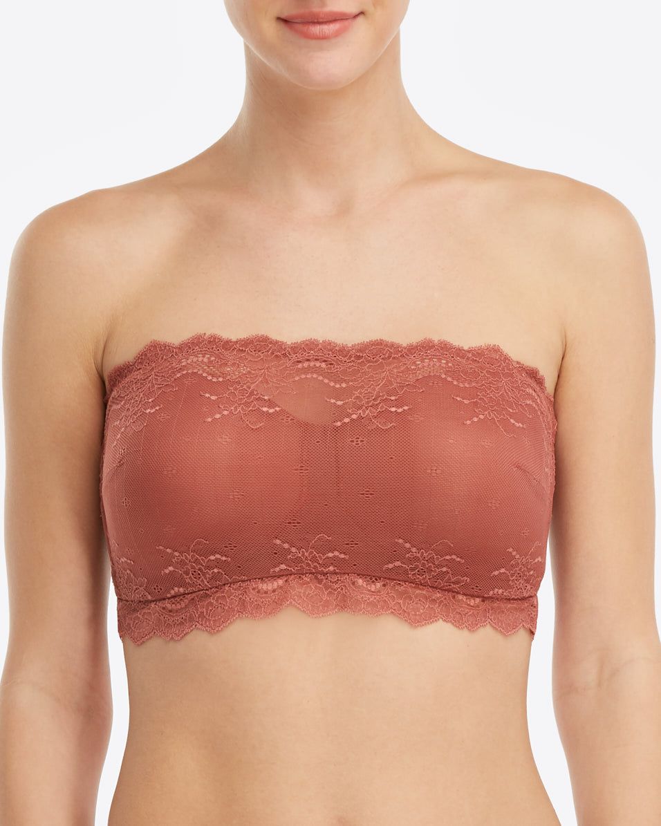 Wrap a bra strap below your strapless bra to keep it from slipping down all  evening.