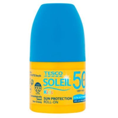 Tesco Soleil Kids Sun Roll-On Spf 50