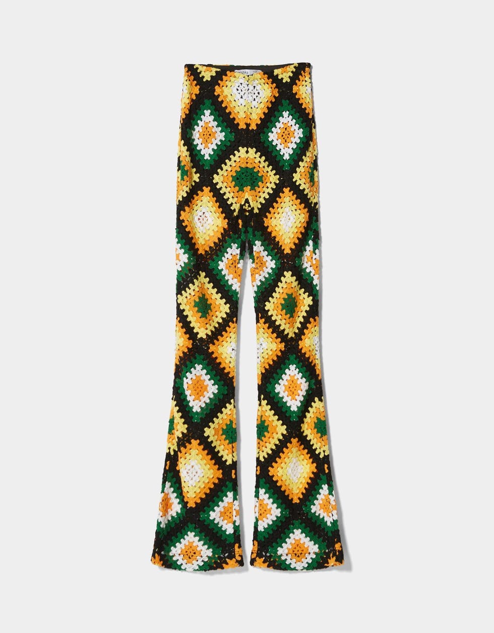pantalón transparente de ganchillo - arcilla verde - Undiz