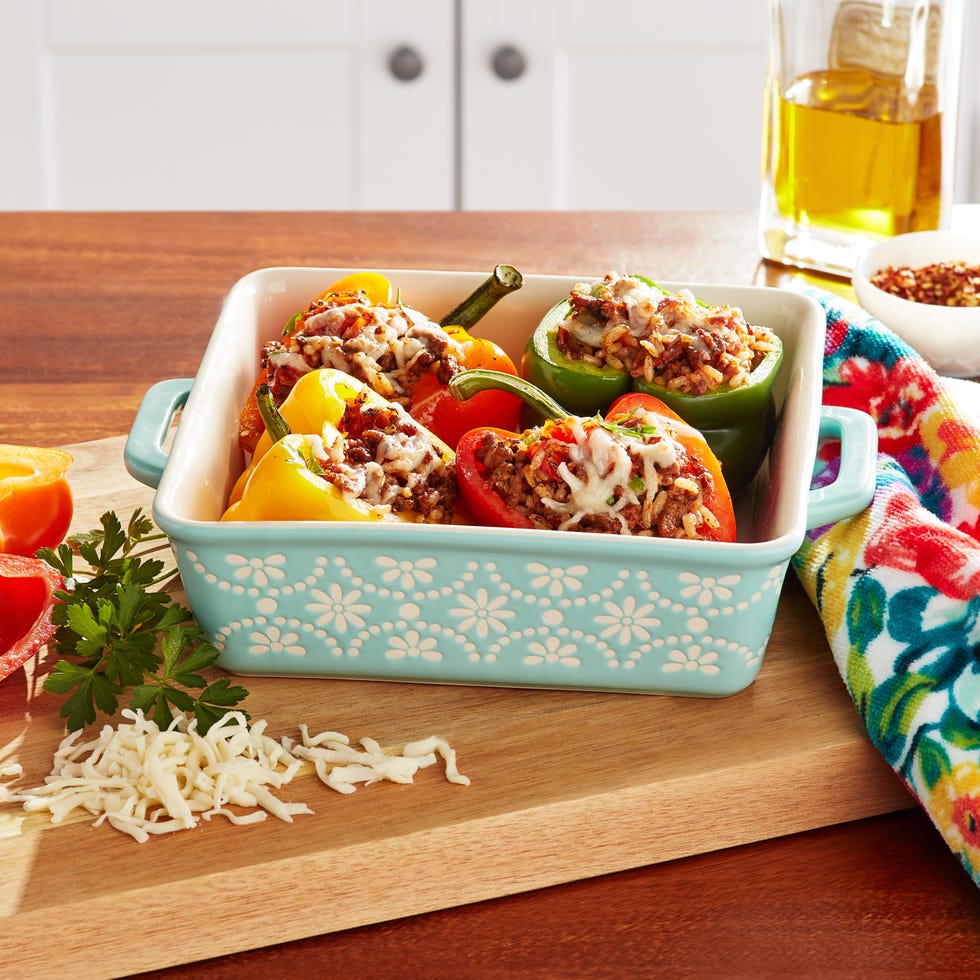 The Pioneer Woman Sweet Romance Cow Square Ceramic Baking Dish