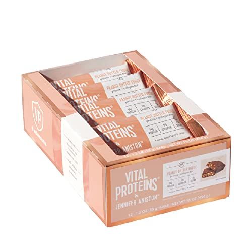 Peanut Butter Fudge Protein and Collagen Bars