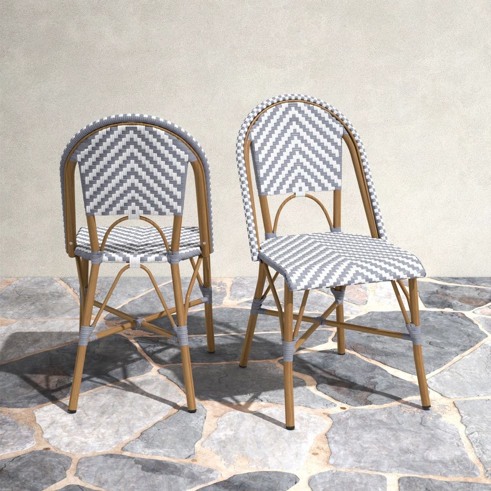 Kelly Clarkson Home Camila French Stacking Chair (Set of 2)
