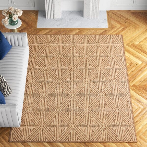 Ginnifer Geometric Indoor/Outdoor Area Rug