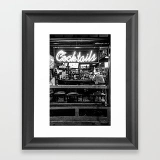 Cocktails Framed Art Print