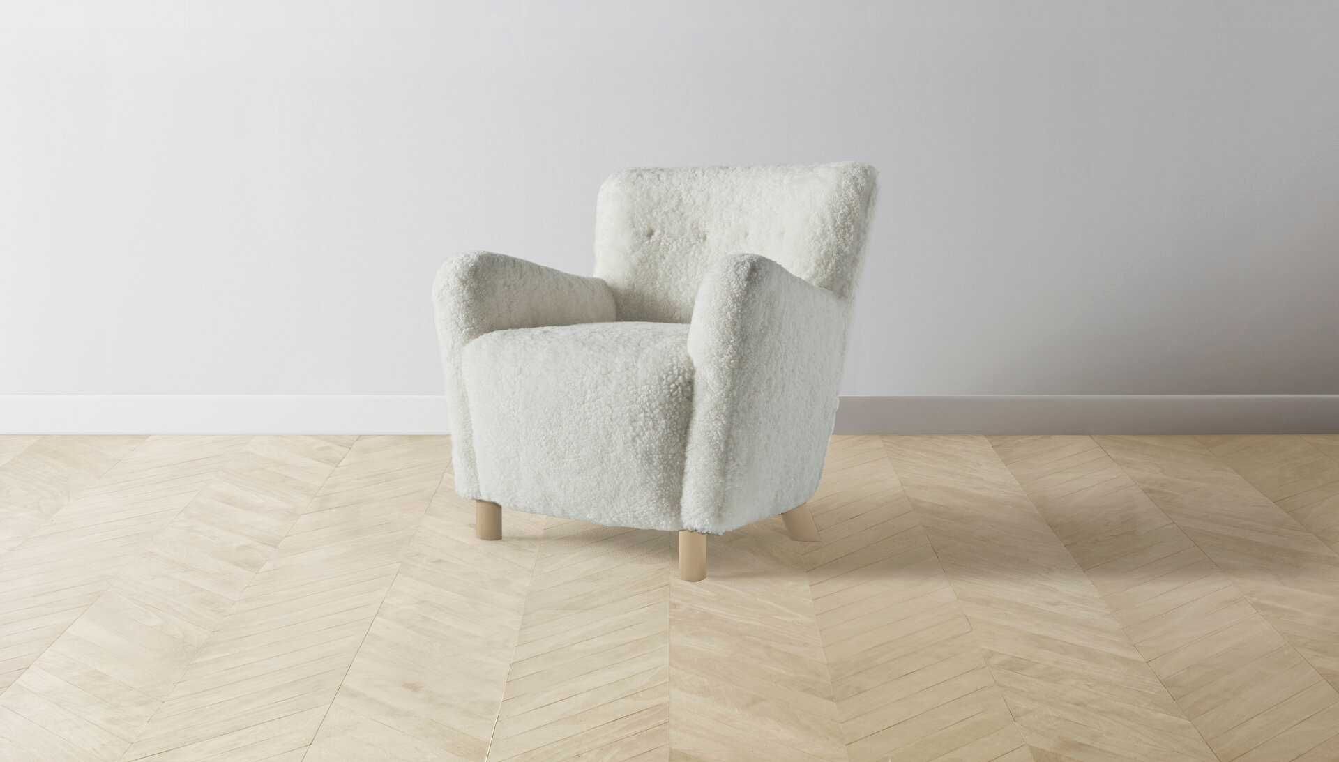 faux shearling chair