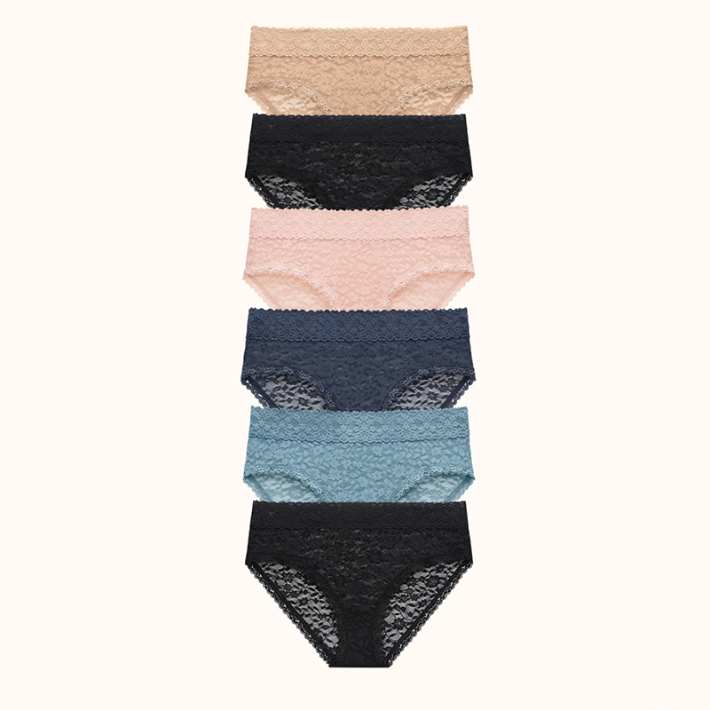 Everyday Lace Mid-Rise Brief Bundle (5-Pack)