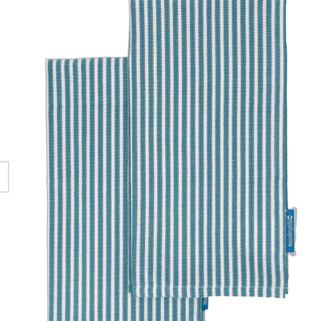 House Beautiful Woven Bold Stripe Tea Towels - 2 Pack 