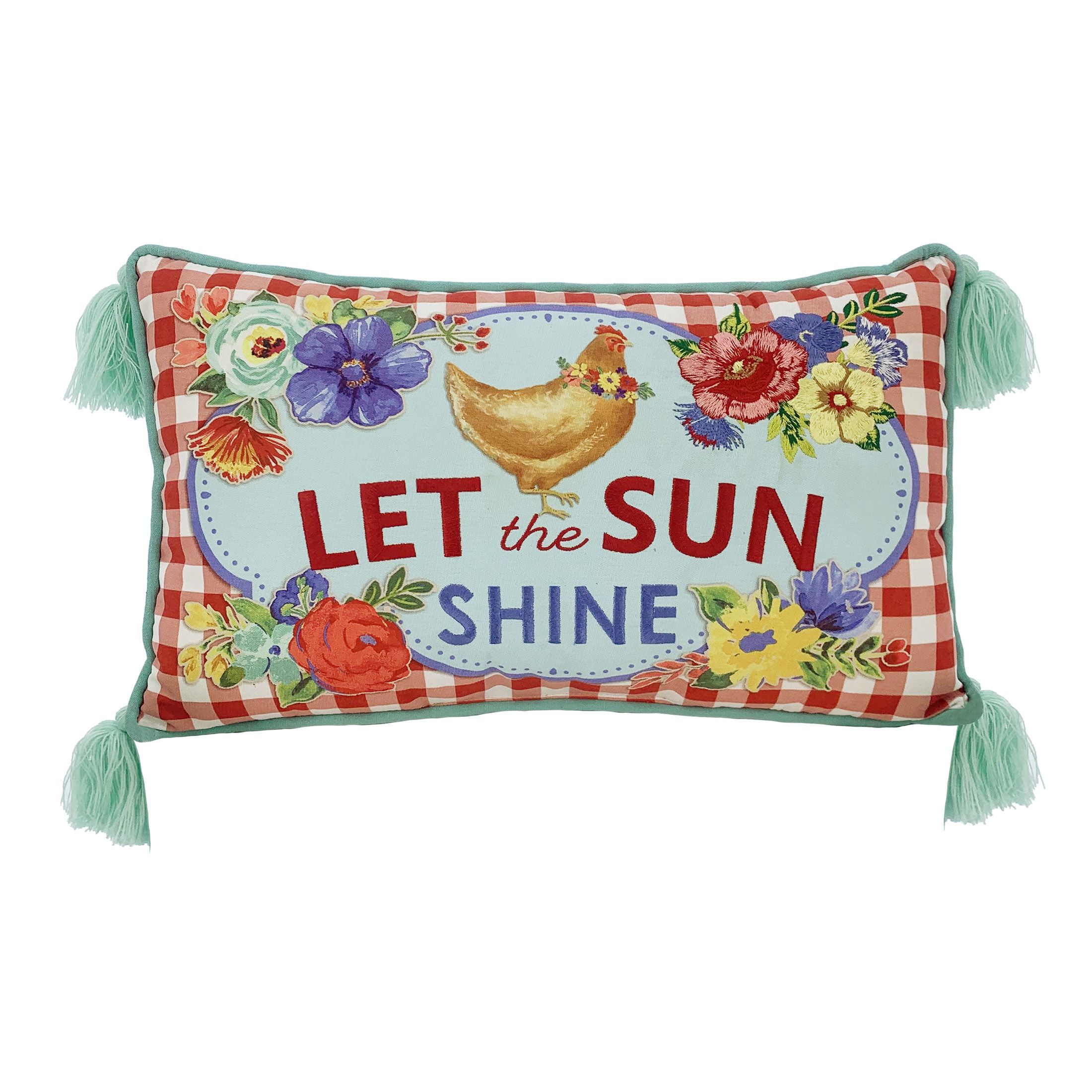 The Pioneer Woman 'Let the Sun Shine' Decorative Throw Pillow