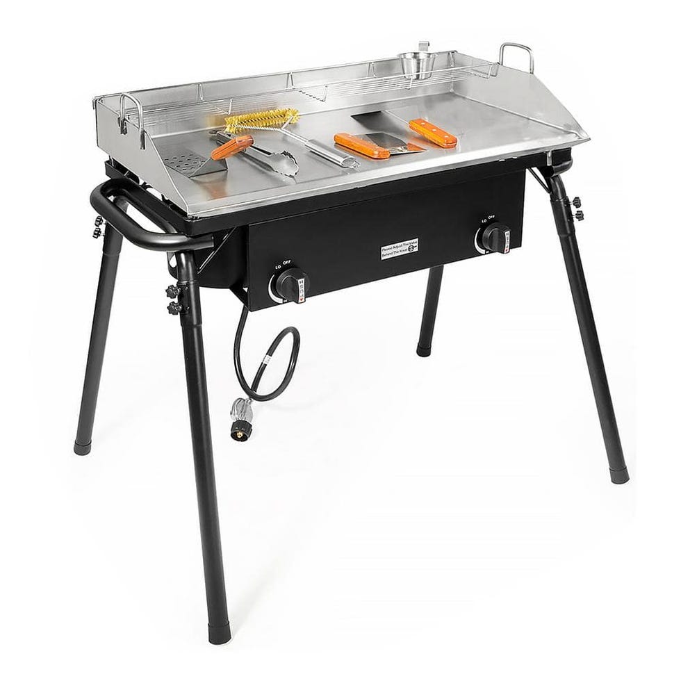 2-Burner Portable Griddle, Stove, and Grill Set