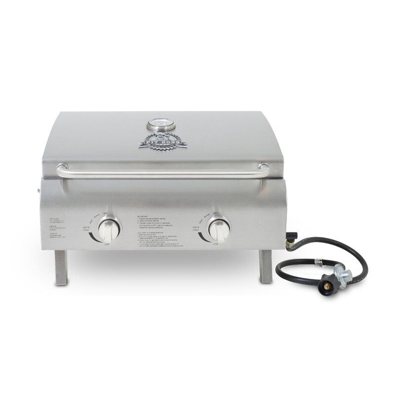 Portable 2-Burner Gas Grill