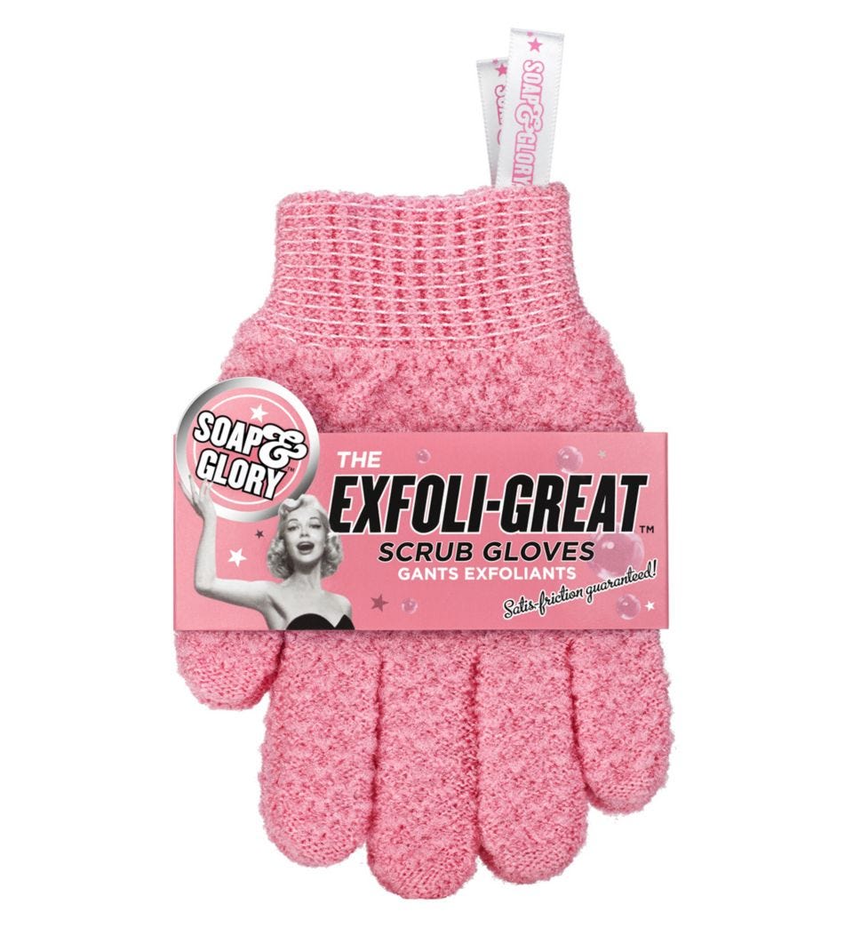 Soap and Glory Exfoliating Scrub Gloves