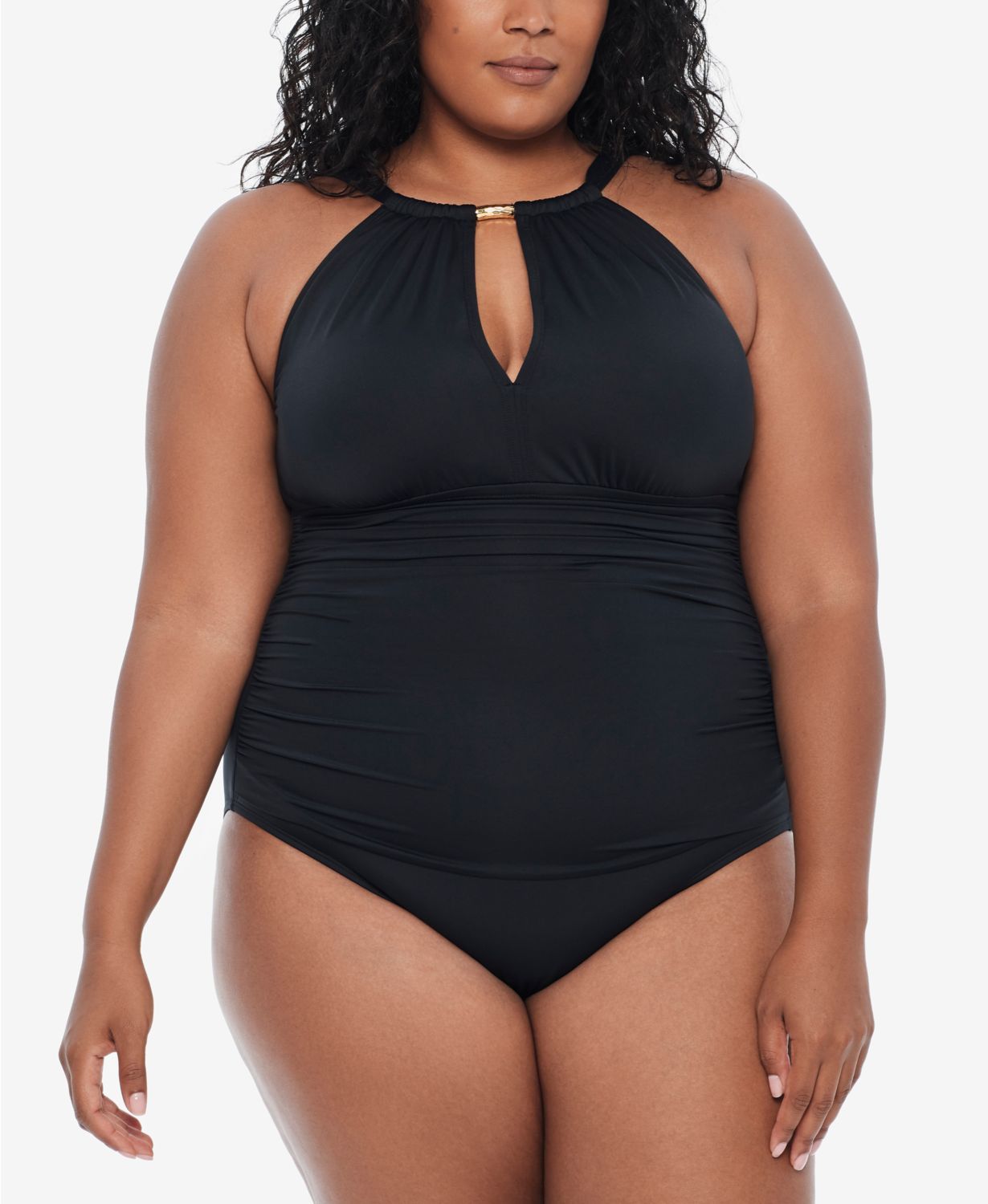 ZHONGLING Two Piece Swimsuits for Women Plus Size Tummy Control Swimwear Modest Bathing Suits with Boyshort Tankini Swimsuits 