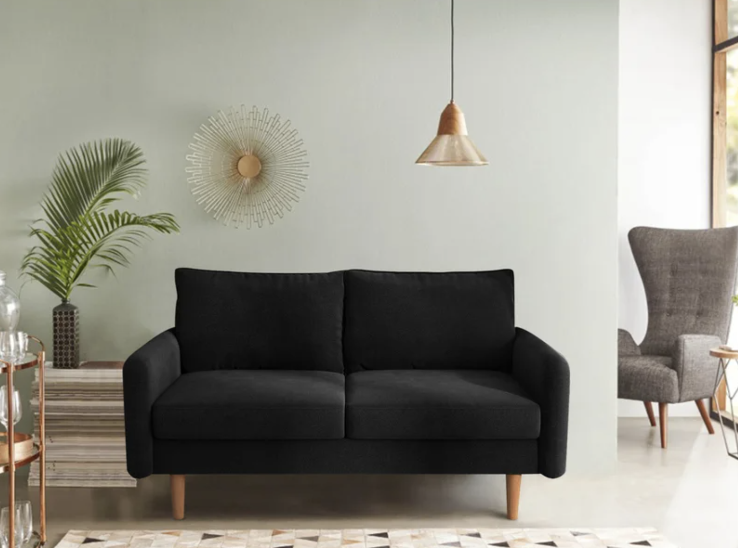 17 Best Velvet Couches Of 2024 Shop These Velvet Sofas   1653590527 Black Velvet Sofa 1653590506 