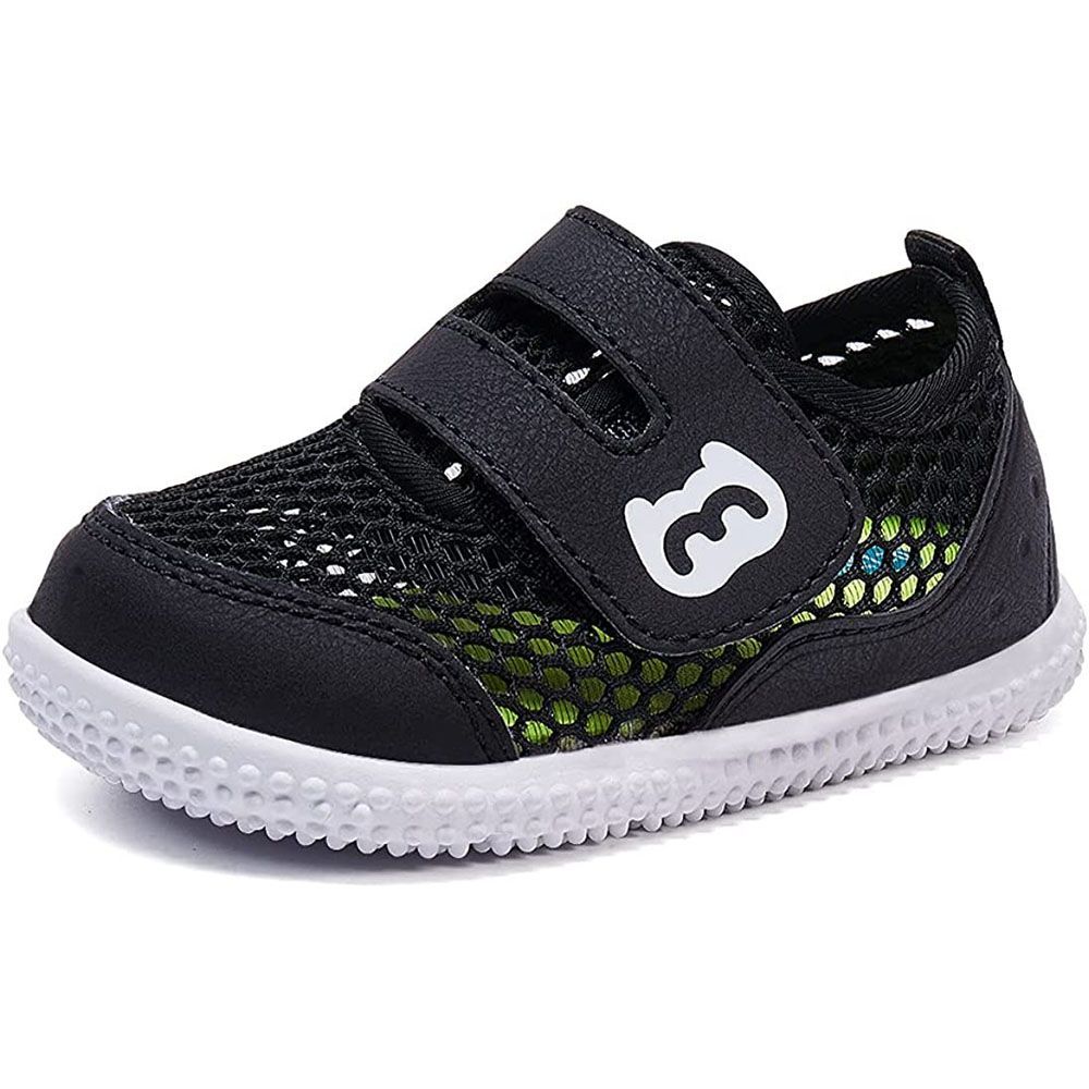 New Baby Mesh Sneakers Light Up Shoes Black Navy Grey Infant Toddler Size 2 to 9 