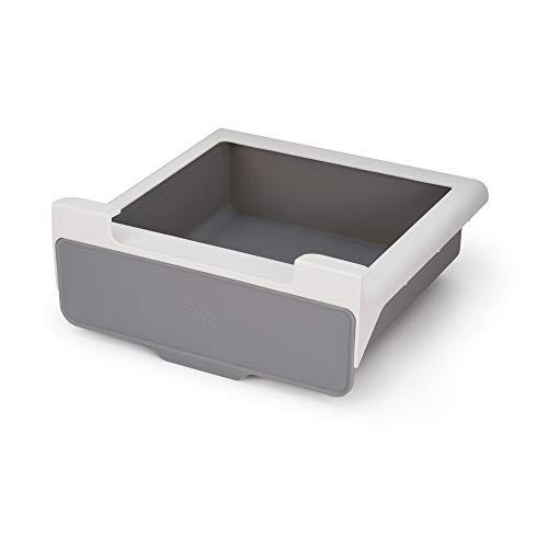 Joseph Joseph CupboardStore Under-Shelf Pull Out Drawer Storage Organizer for Cabinet, Gray