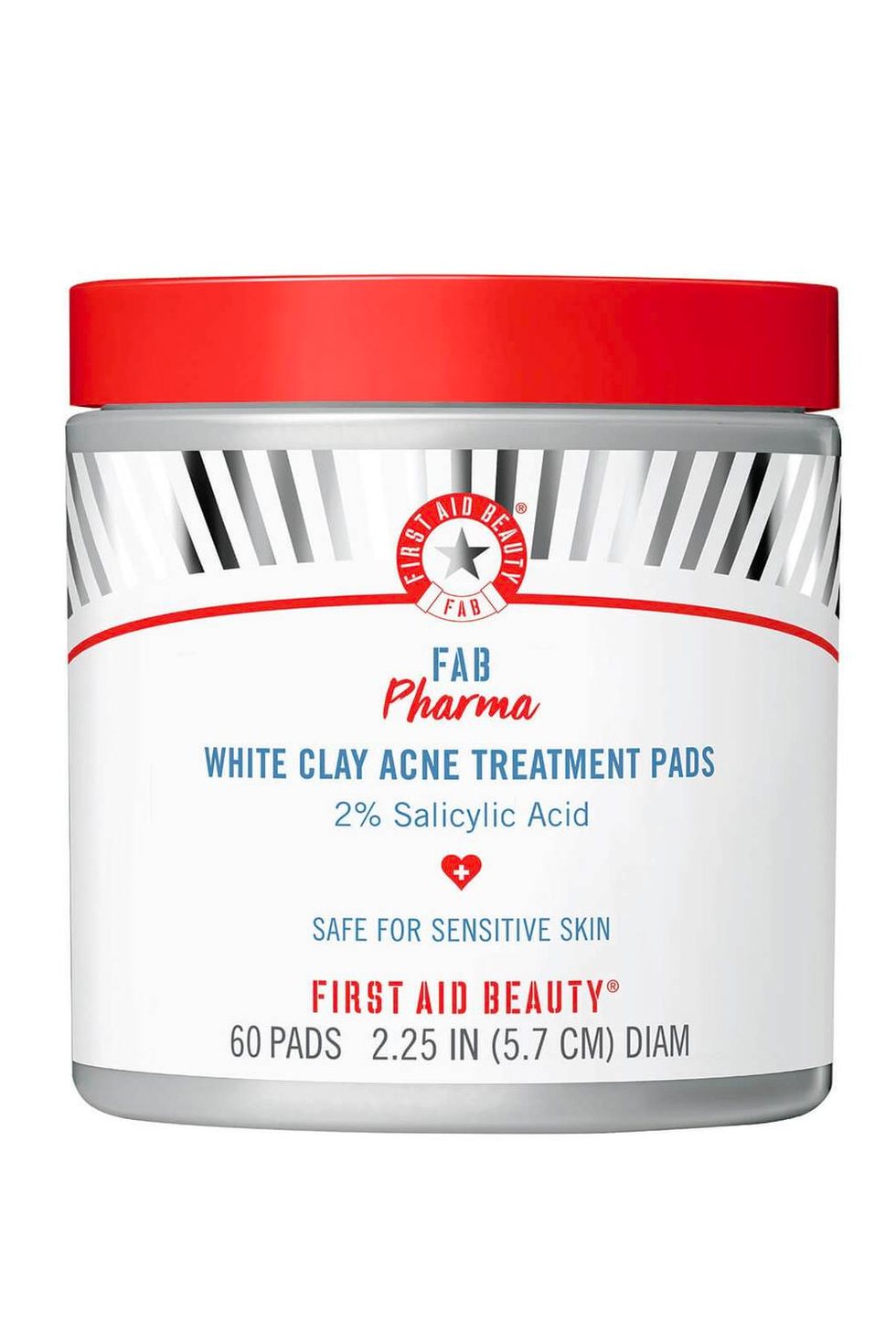 White Clay Acne Treatment Pads 2% Salicylic Acid