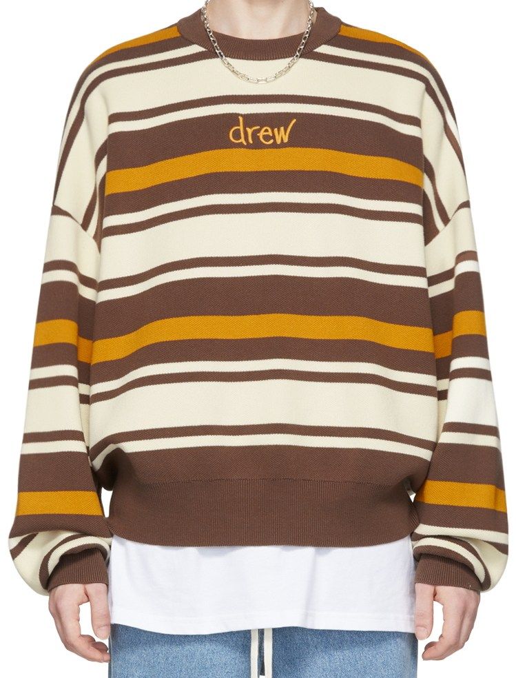 Ssense Exclusive Brown Scribble Sweater