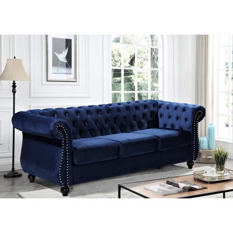 15 Best Blue Velvet Couches That'll Standout in Your Living Room