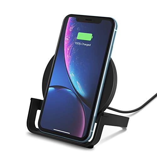 Belkin 10W Fast Wireless Charging Stand + Wall Charger