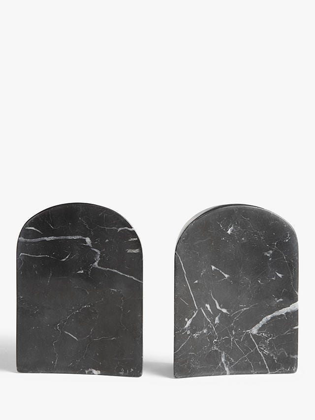 Marble Bookends