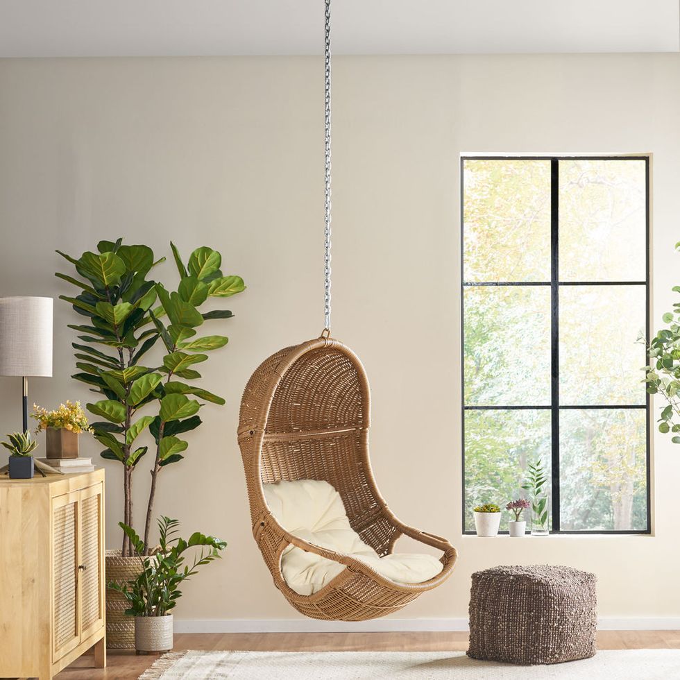 Berrien Orville Wicker Hanging Nest Chair