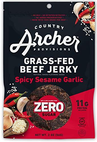 Zero Sugar Spicy Sesame Garlic Beef Jerky