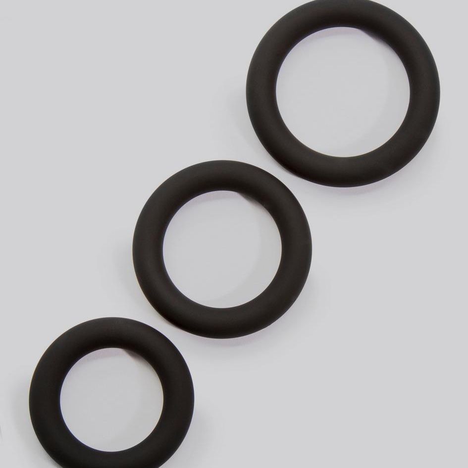 Get Hard Extra Thick Silicone Cock Ring Set