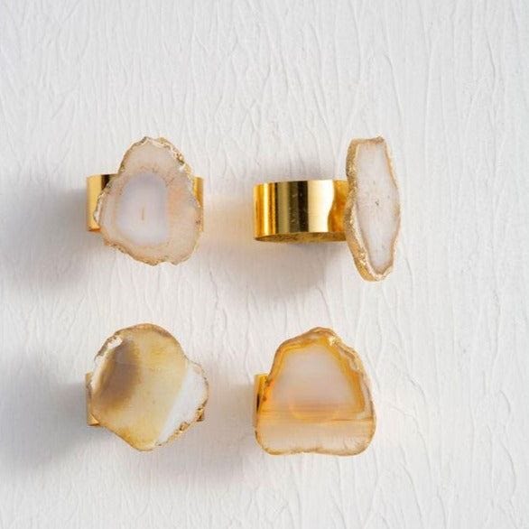 Megan Agate Napkin Rings