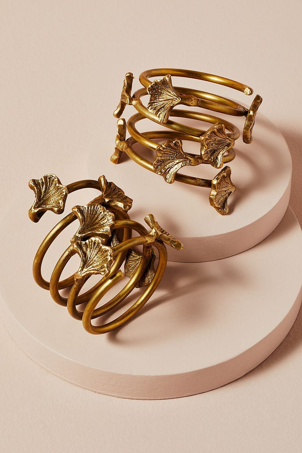 Set of 2 Floral Napkin Rings