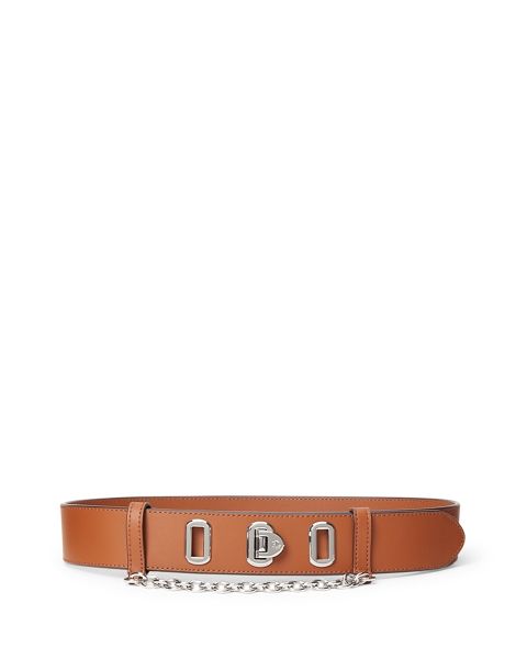 Flip-Lock Leather Belt