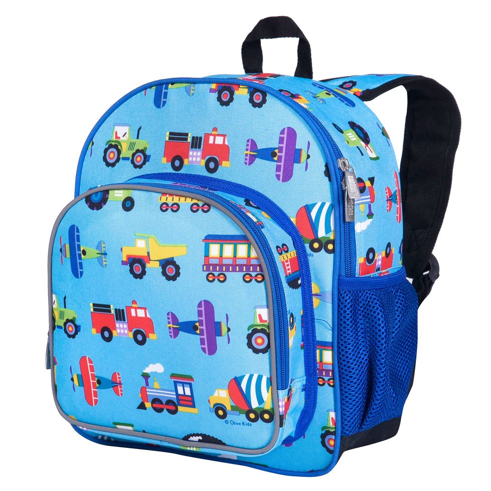 Little Boys School Large Backpack Lunch box Set Cartoon Book Bag