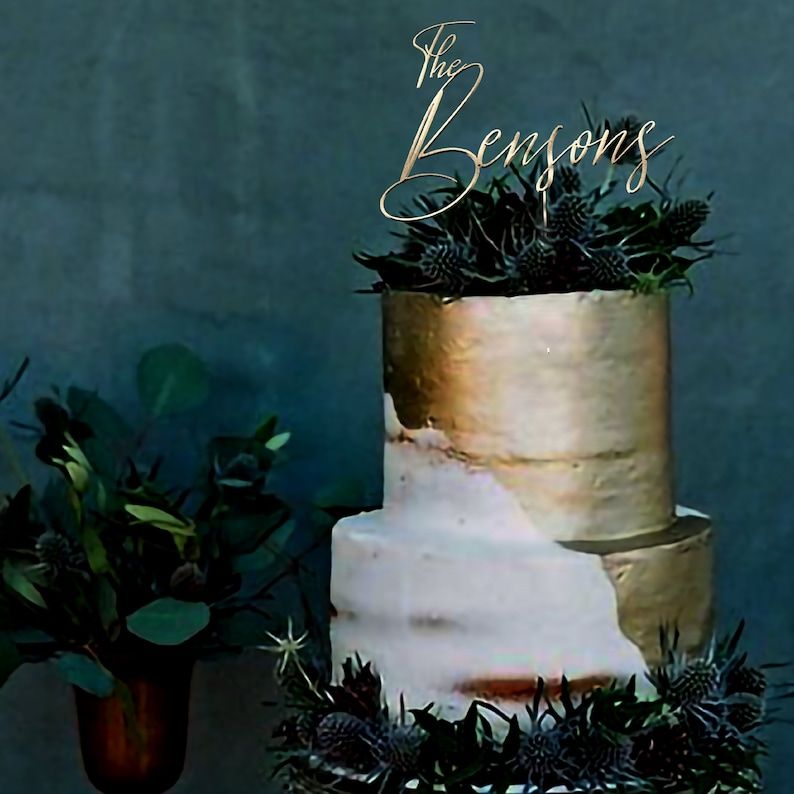 Custom Wedding Cake Toppers – Everything you need to Know [2023]