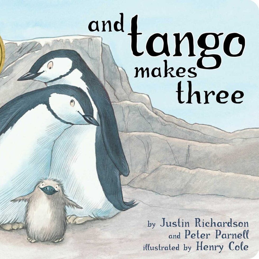 ‘And Tango Makes Three’ by Justin Richardson and Peter Parnell, illustrated by Henry Cole ‘And Tango Makes Three’ by Justin Richardson and Peter Parnell, illustrated by Henry Cole