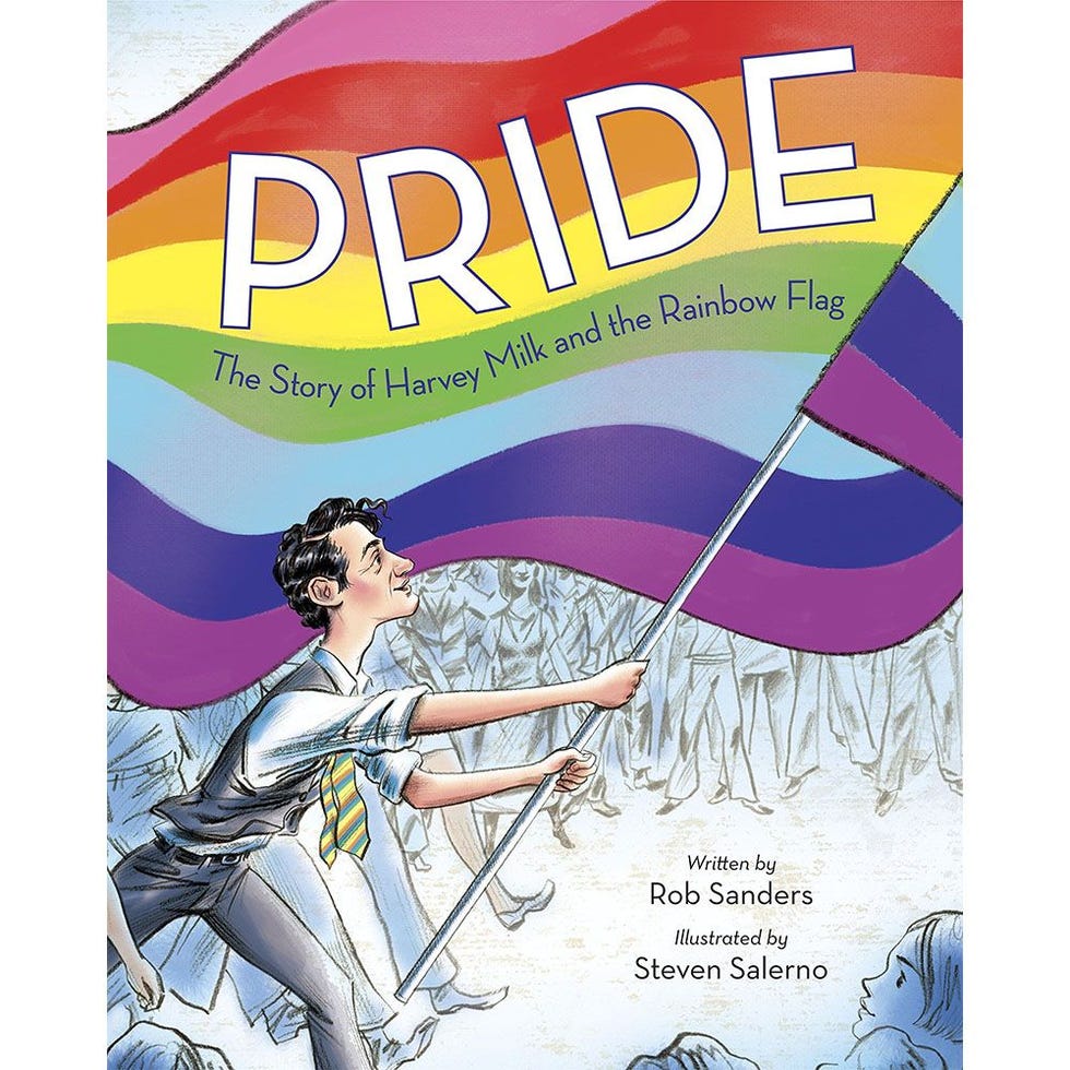‘Pride: The Story of Harvey Milk and the Rainbow Flag’ by Rob Sanders, illustrated by Steven Salerno ‘Pride: The Story of Harvey Milk and the Rainbow Flag’ by Rob Sanders, illustrated by Steven Salerno