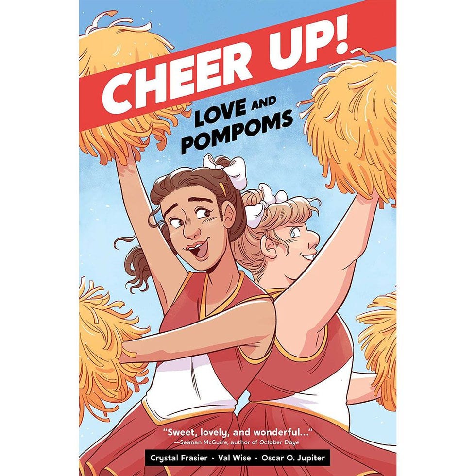 ‘Cheer Up: Love and Pompoms’ by Crystal Frasier, illustrated by Val Wise and Oscar O. Jupiter ‘Cheer Up: Love and Pompoms’ by Crystal Frasier, illustrated by Val Wise and Oscar O. Jupiter