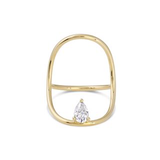 Pear Diamond Continuity Ring