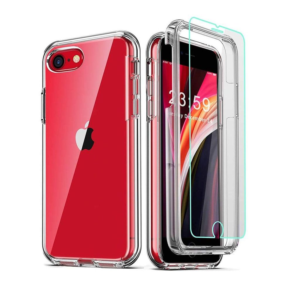 SE2022 Cases For iphone SE 2022 Case Silicone+Glass Apple iPhone SE (2022)  Shockproof Back