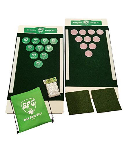 Beer Pong Golf 2-Board Game Set